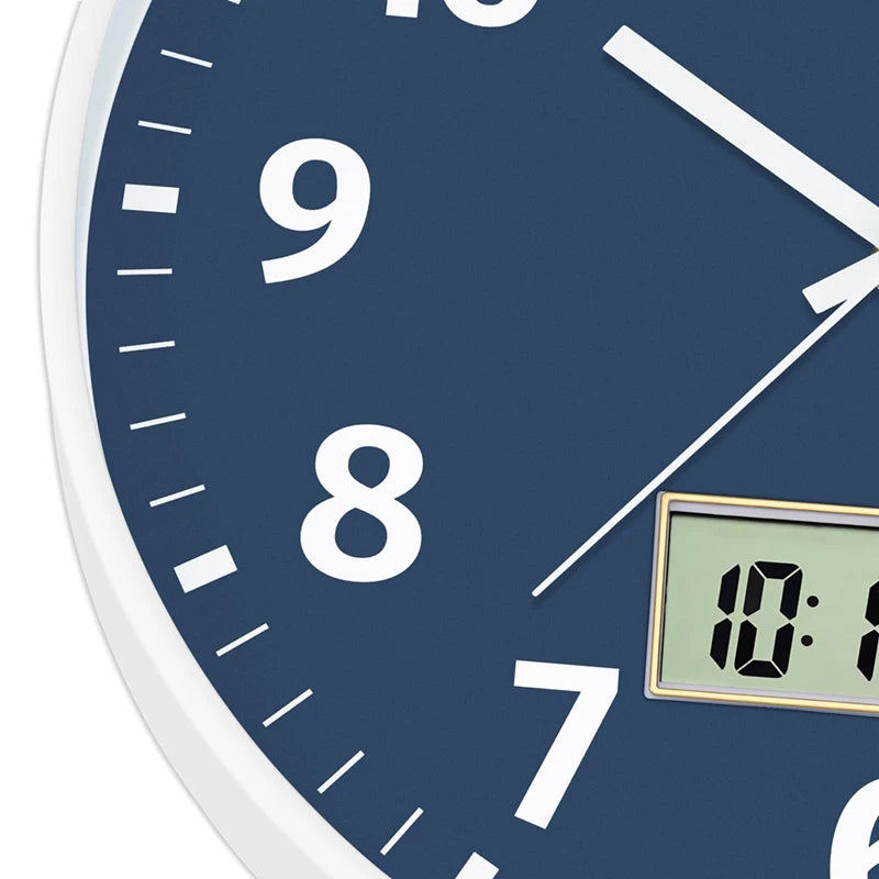 Relógio De Parede Digital Com Temperatura Para Sala