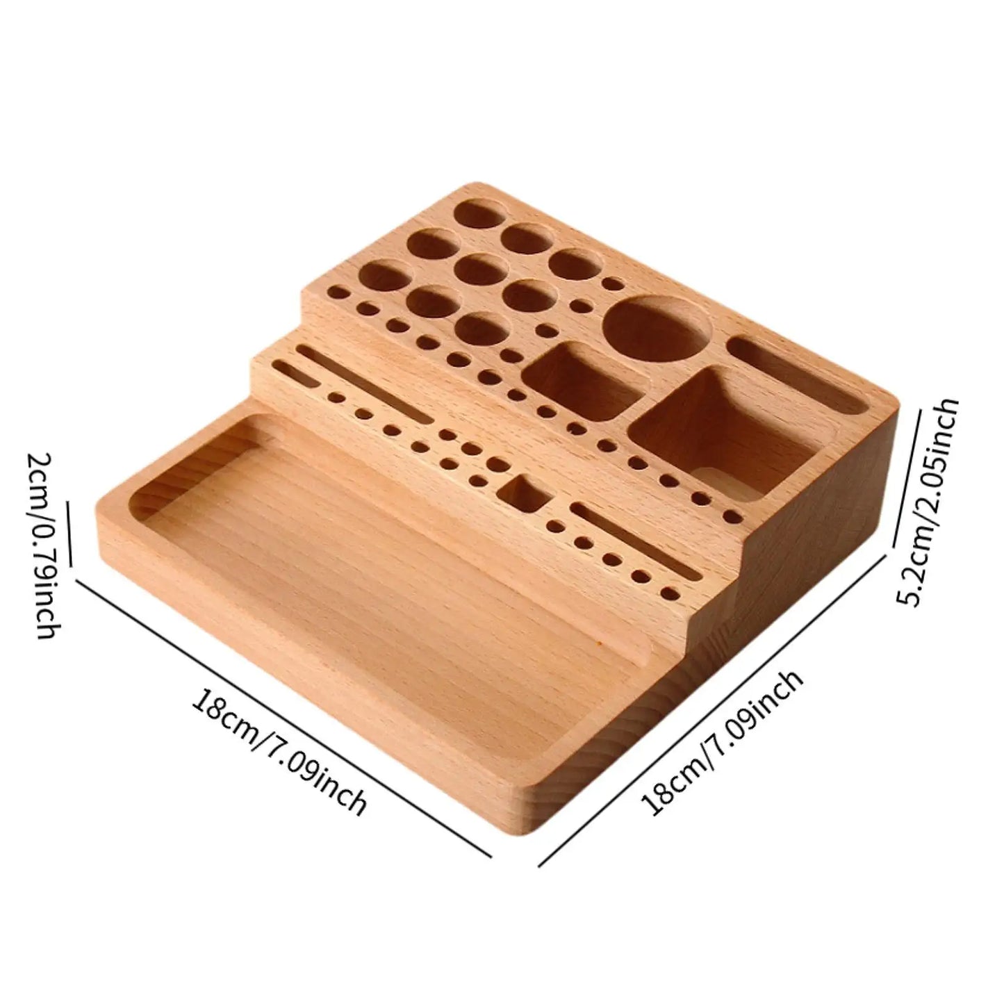 Organizador de Mesa Madeira Organiza Itens