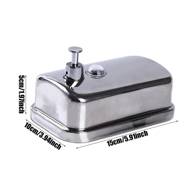 Dispensador De Sabonete Líquido Para Banheiro Em Metal