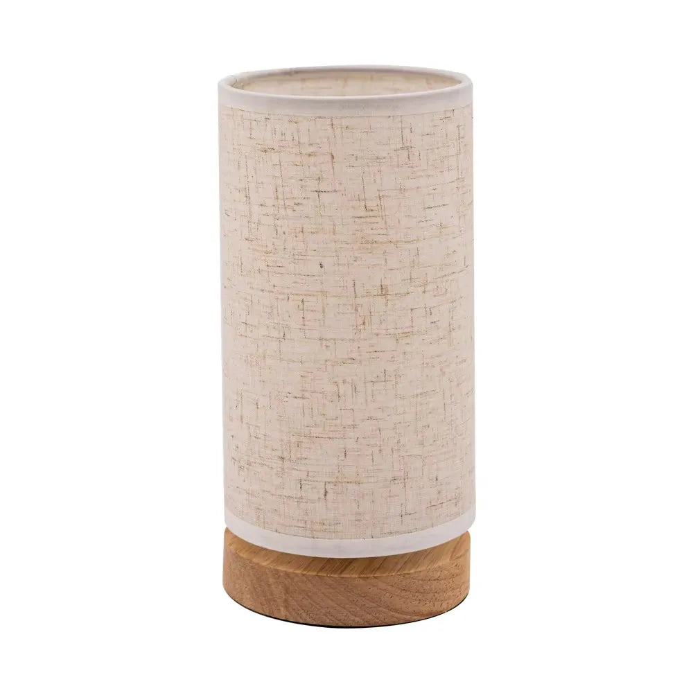 Luminária De Mesa Para Quarto Madeira Maciça LED