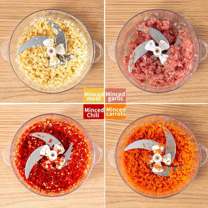 Processador De Alimentos Manual Para Cozinha Multifuncional