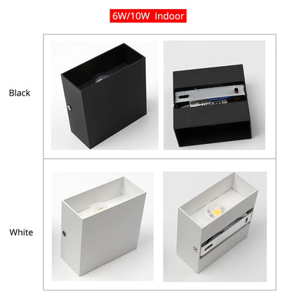 Luminária De Parede LED Exterior IP65 Resistente