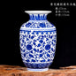 Vaso para Sala Cerâmica Jingdezhen Azul Decorativo