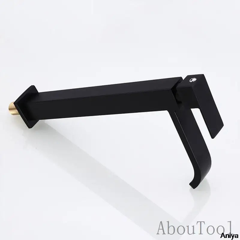 Torneira Cachoeira Para Banheiro Em Aço Inoxidável Preto