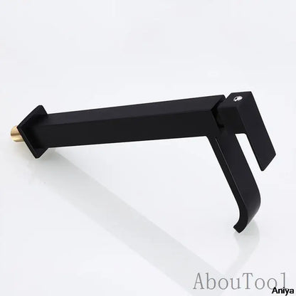 Torneira Cachoeira Para Banheiro Em Aço Inoxidável Preto