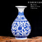 Vaso para Sala Cerâmica Jingdezhen Azul Decorativo