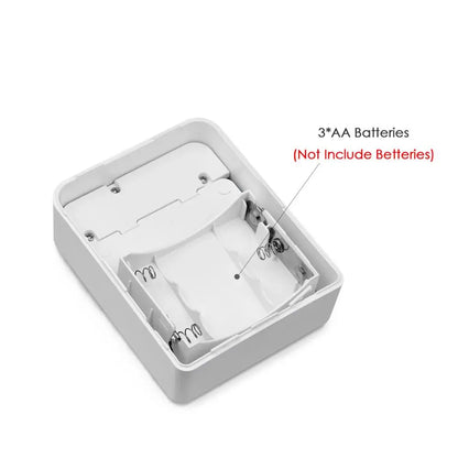 Luz Noturna LED para Escadas ComDetectorMovimentoPIRBateriaAAAlimentadaPorPilhaAA