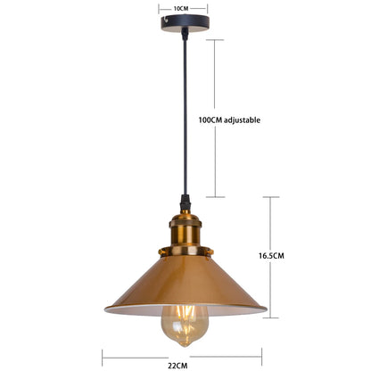 Luminária Pendente Vintage Loft Para Sala Com LED