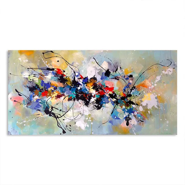 Cartaz Em Tela Arte Abstrata Contemporânea Ultraresistente Sala