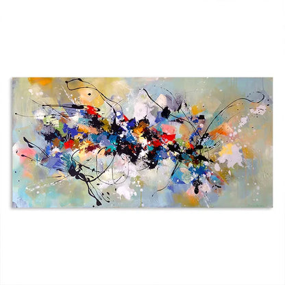 Cartaz Em Tela Arte Abstrata Contemporânea Ultraresistente Sala