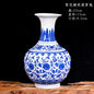 Vaso para Sala Cerâmica Jingdezhen Azul Decorativo