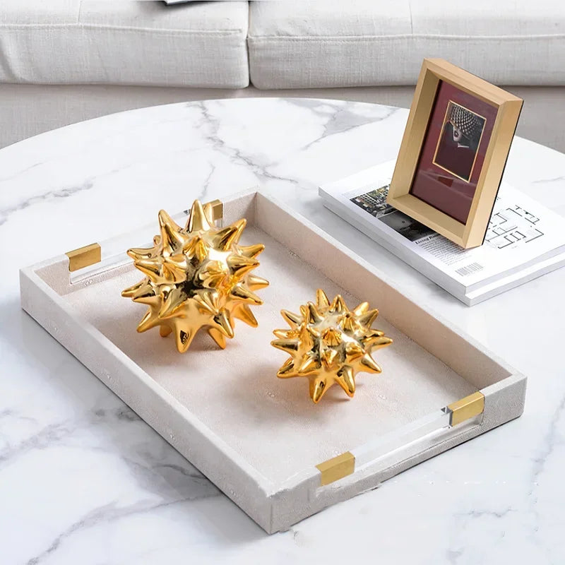 Bandeja Organizadora Retangular Para Cozinha Em Metal