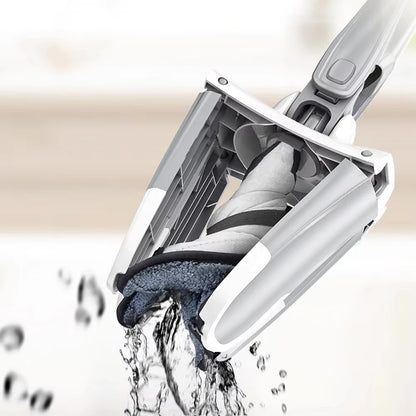 Esfregão Portátil Com Microfibra Giratória 360 Graus