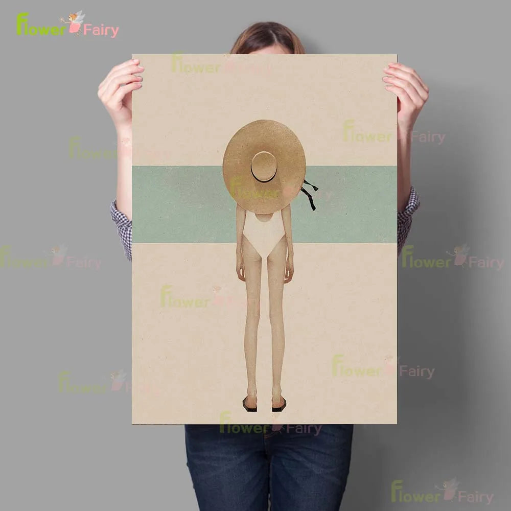 Pintura Abstrata Minimalista Para Sala Estar Nórdico Contemporâneo