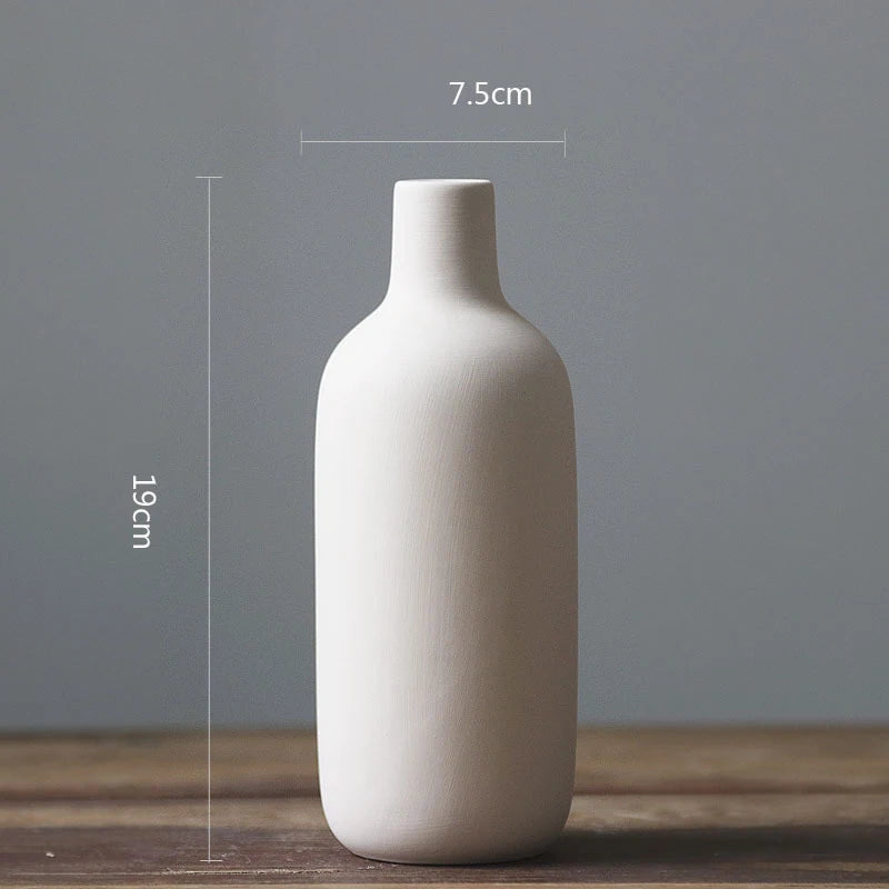 Vaso Cerâmico De Mesa Para Sala Decorativo Premium