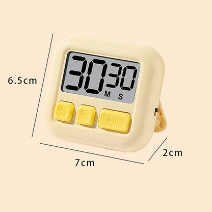 Temporizador Cozinha Profissional Bancada Ultracompleto Magnético Cronômetro Digital