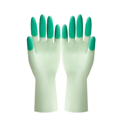 Luvas De Limpeza Para Louça Em Silicone AntideslizantesReutilizáveisDuráveisExtra