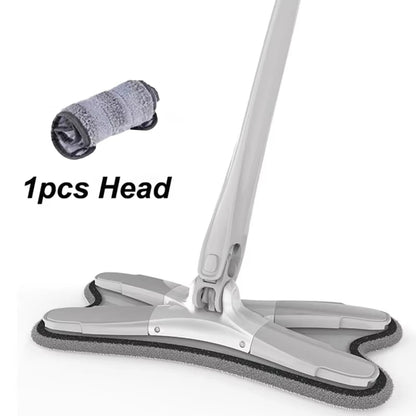 Esfregão Portátil Com Microfibra Giratória 360 Graus