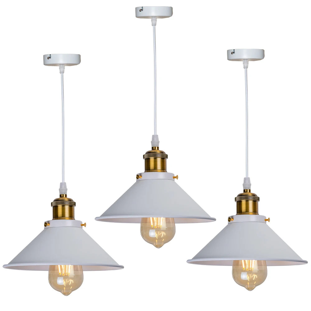 Luminária Pendente Vintage Loft Para Sala Com LED