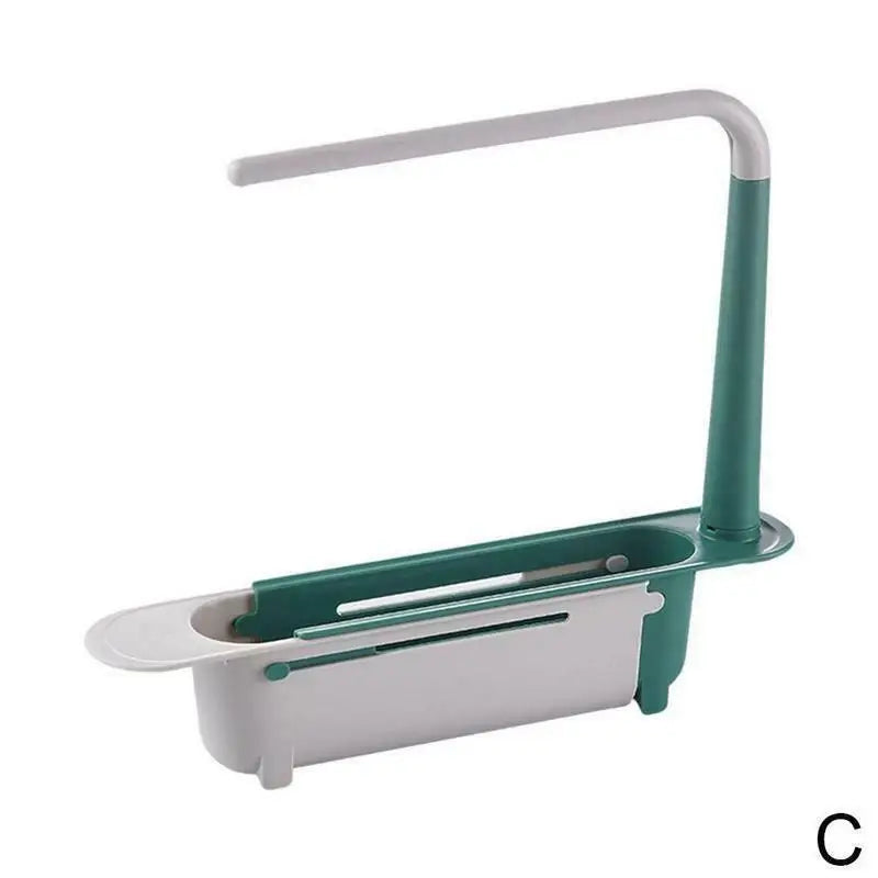 Prateleira Extensível Drenagem Telescópica Para Pia Cozinha Organizador