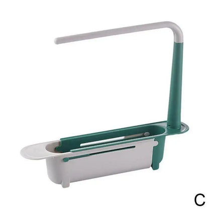 Prateleira Extensível Drenagem Telescópica Para Pia Cozinha Organizador