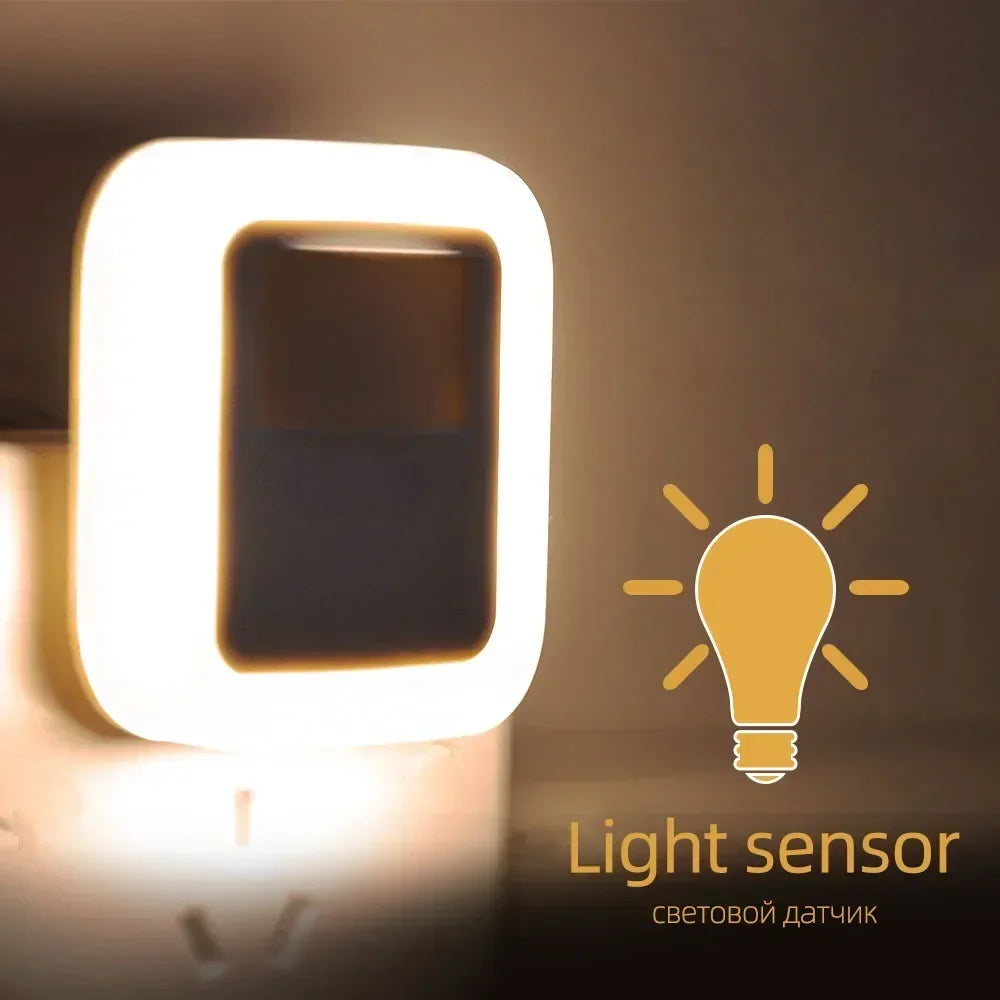 Lâmpada Noturna LED Inteligente com Sensor de Movimento