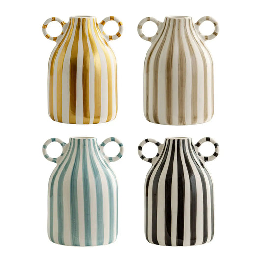 Vaso Decorativo de Porcelana Pequeno Boho Nórdico para Casa Moderna