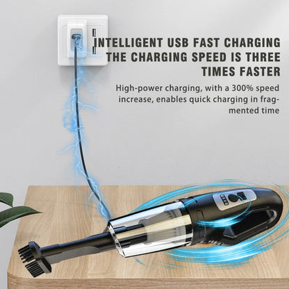 Aspirador Portátil para Carro e Casa Sucção Potente