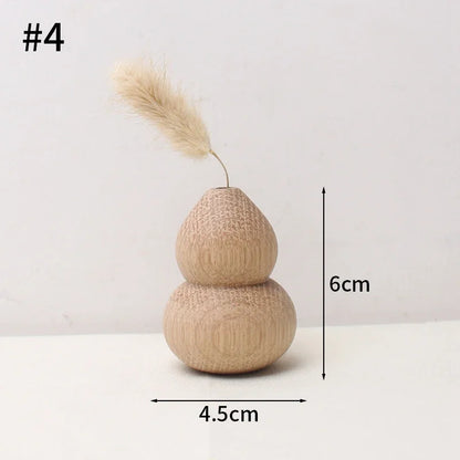 Vaso De Madeira Japonesa Para Flores Decorativo