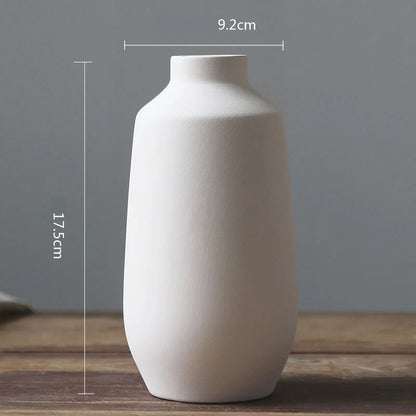 Vaso Cerâmico De Mesa Para Sala Decorativo Premium
