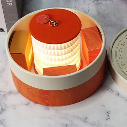 Luminária Noturna USB Portátil para Quarto Dobrável