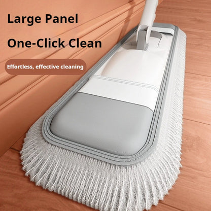 Esfregão Industrial Microfibra Cabeça Removível Lavável Profissional Multifuncional