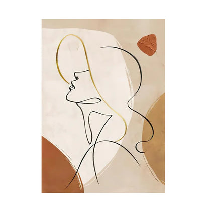 Quadro Moderno Abstrato para Sala de Estar Tela