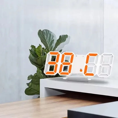 Relógio Digital LED para Quarto e Sala