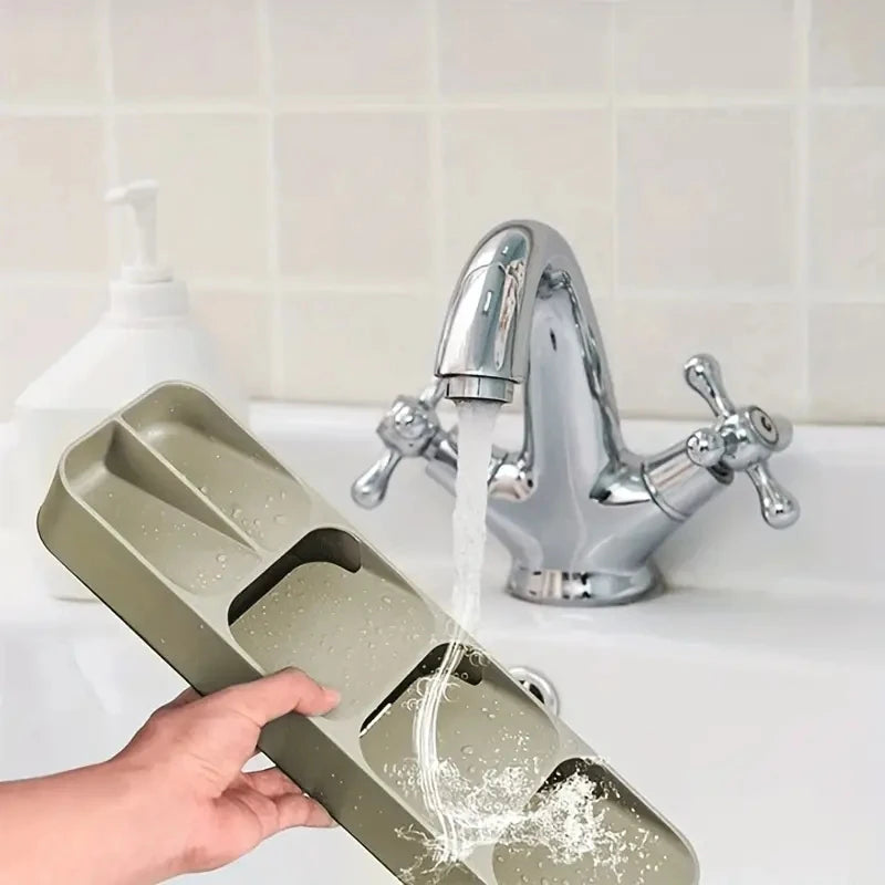 Organizador Multifuncional de Talheres Com Compartimento Integrado e Espaço Otimizado com Design Moderno e Elegante