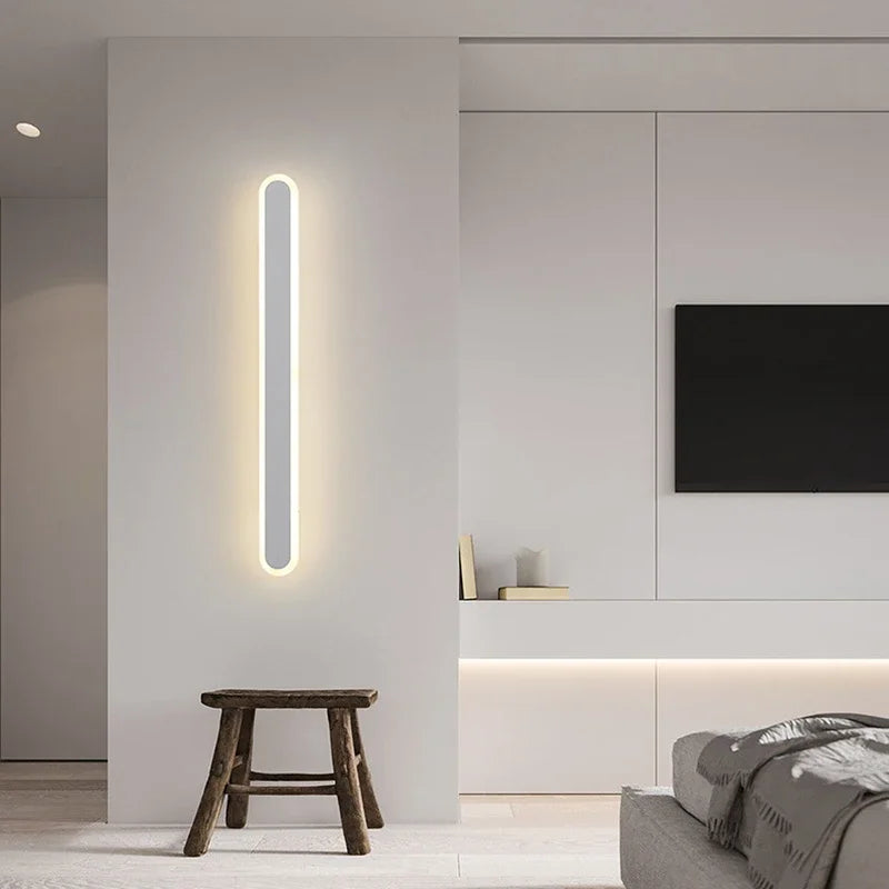 Arandela LED Moderna de Parede para Quarto e Sala, Ideal para Decoração Interior