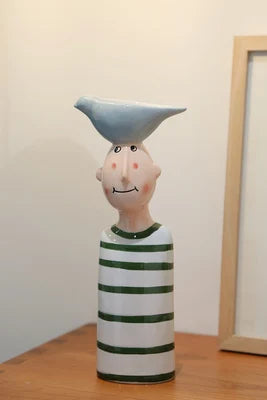 Vaso Cerâmico De Mesa Para Decoração Moderna