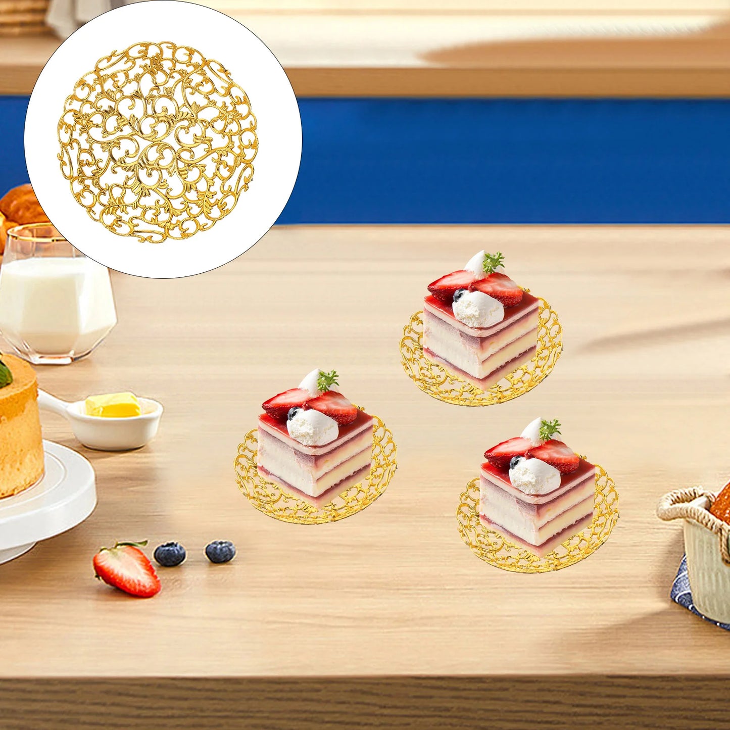 Bandeja Plástica Ramadan Para Sobremesas E Snacks Premium