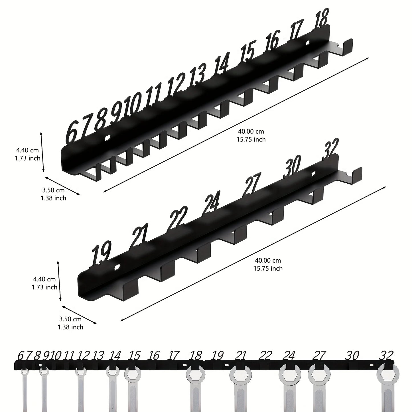 Inovacazza Organizador de Parafusos Metálico de Parede – Compartimentos Numerados e Estrutura Durável