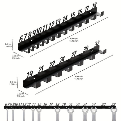 Inovacazza Organizador de Parafusos Metálico de Parede – Compartimentos Numerados e Estrutura Durável