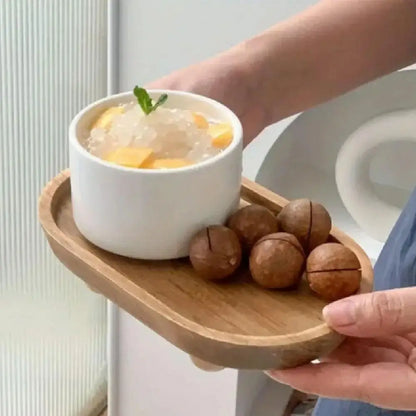 Bandeja De Madeira Elegante Multifuncional Para Joias