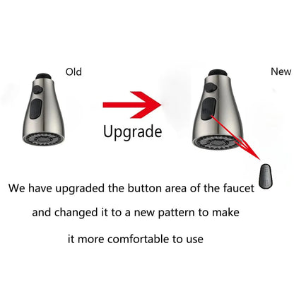 Bico Pulverizador Regulável Para Torneira Cozinha Modos Diversos