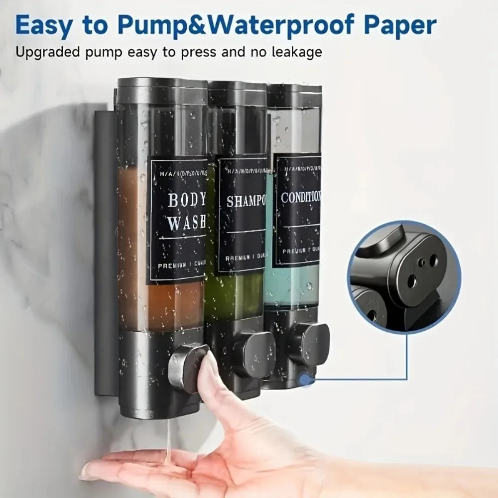 Distribuidor De Sabonete Líquido Montado Na Parede ProtetorContraVazamentosTotalmenteSeguro