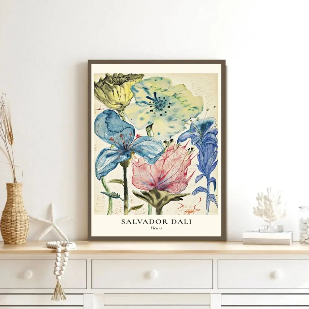 Pintura Em Tela Para Sala Abstrata Vintage