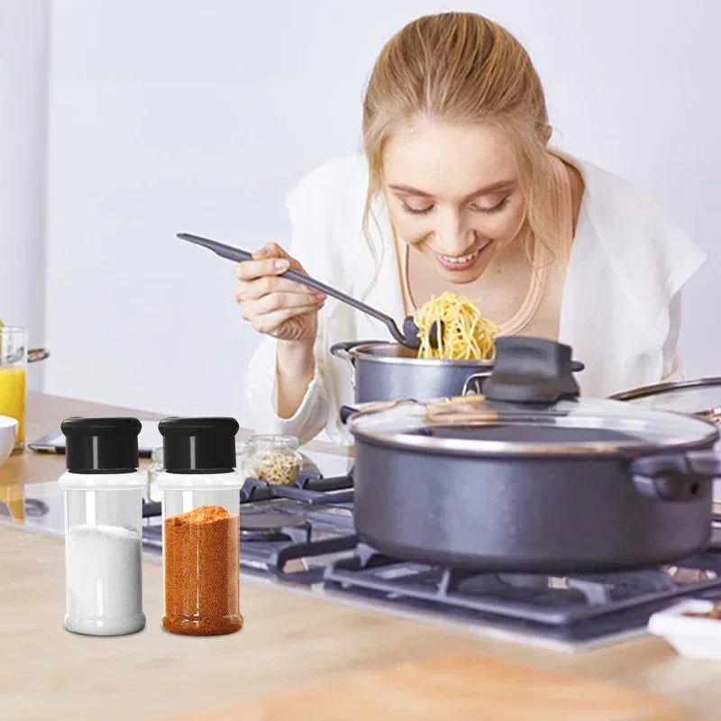 Conjunto De Frascos Para Especiarias Com Organizador Multifuncional