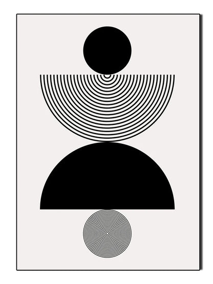 Quadro Abstrato para Sala em Tela Geométrica