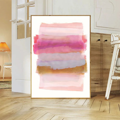 Pintura Abstrata Em Tela Para Sala Moderna Premium