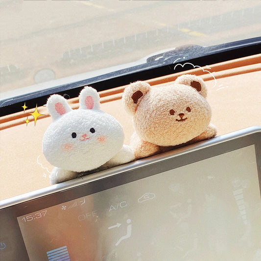 Pelúcia Decorativa para Console Central do Carro Premium