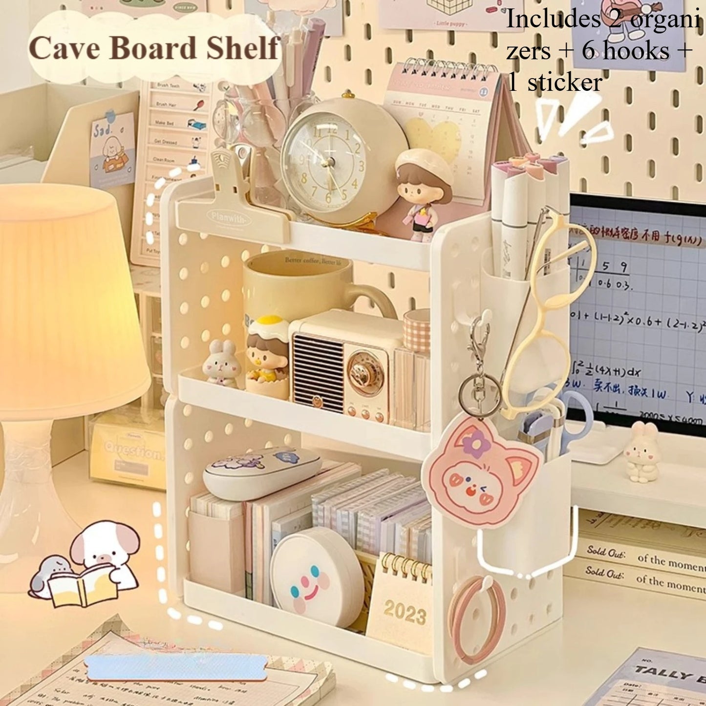 Organizador De Mesa Economiza Espaço Multifuncional