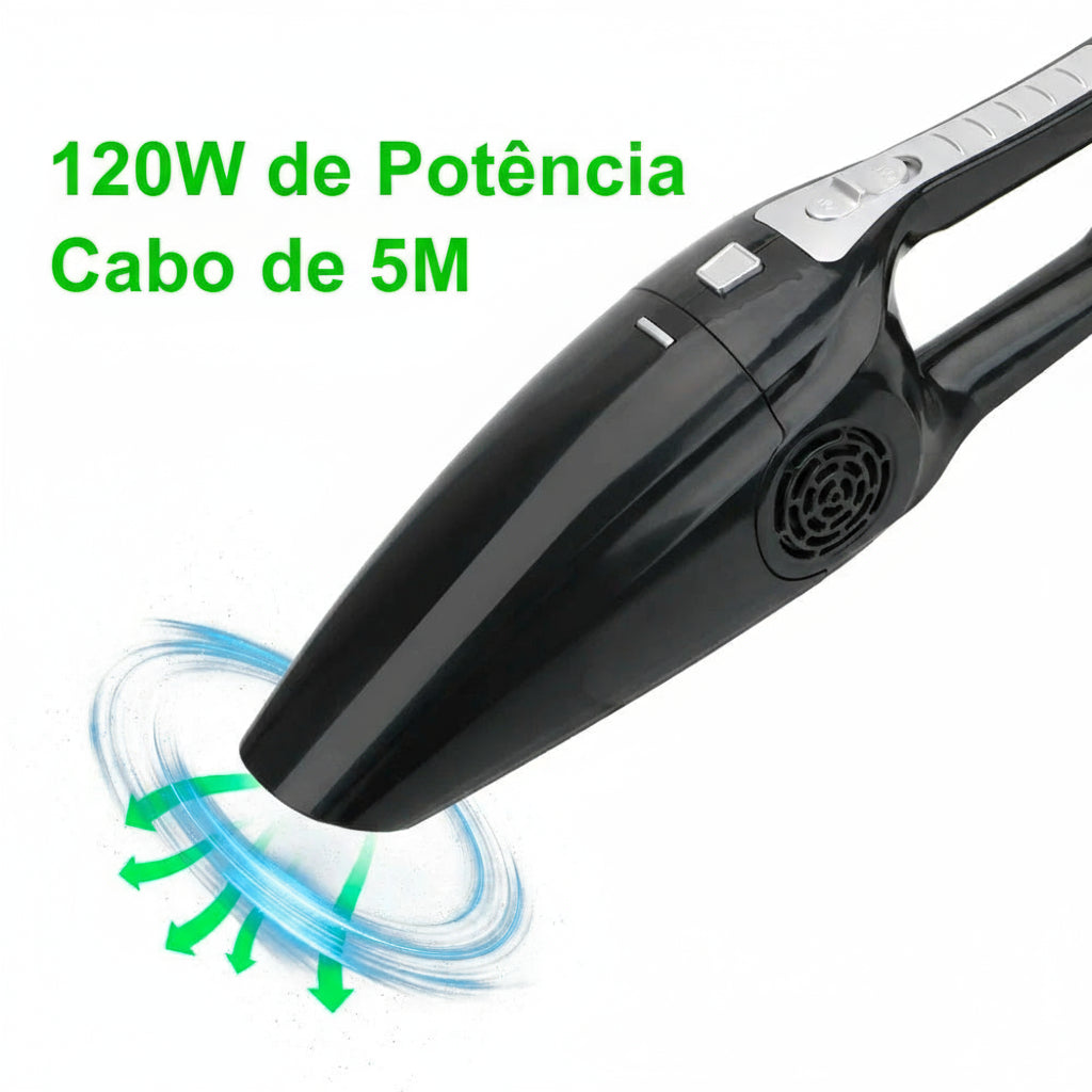 Aspirador Automotivo Ultrapotente Multifuncional Para Limpeza Profunda 12V
